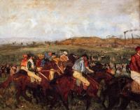 Degas, Edgar - The Gentlemen's Race   Before the Start